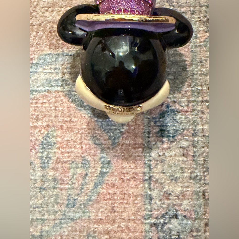Disney X Baublebar Mickey Mouse 3D Head Halloween Purple Hat Bag Charm/KeyChain - Picture 9 of 10